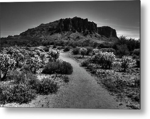 Arizona Metal Print featuring the photograph Jacobs Crosscut Trail in the Superstition Wilderness by Roger Passman