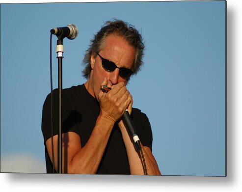 Blues Metal Print featuring the photograph James Montgomery by Mike Martin
