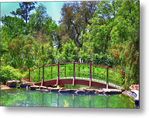 Garden Metal Print featuring the photograph Japanese Gardens View 51 by Carlos Diaz