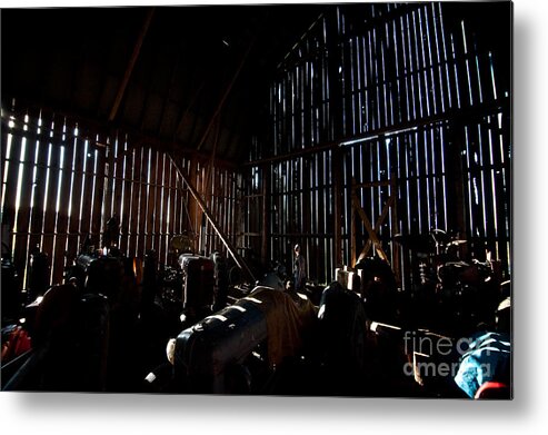 Barn Metal Print featuring the photograph Jesse's in the Barn by Steven Dunn
