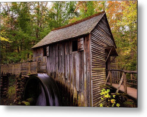 Technology Metal Print featuring the photograph John Cable Grist Mill II by Steven Ainsworth