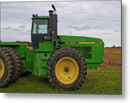 Tractor Metal Print featuring the photograph John Deere Green 3159 by Guy Whiteley