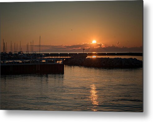 Sunrise Metal Print featuring the photograph July Sunrise by James Meyer