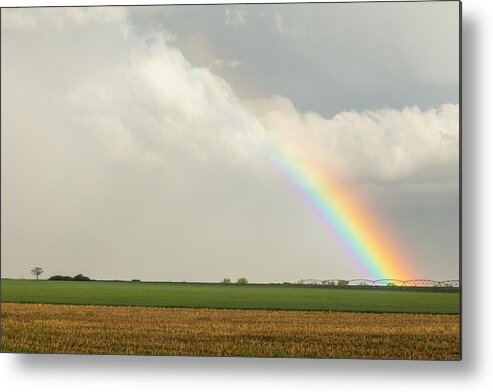 Rainbow Metal Print featuring the photograph Just Another County Rainbow by James BO Insogna
