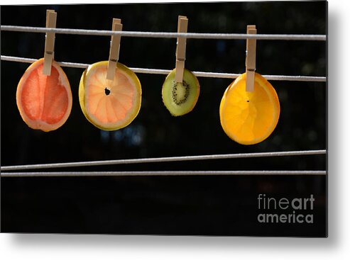 Ga Metal Print featuring the photograph Just Juicin around - Diet by Adrian De Leon Art and Photography
