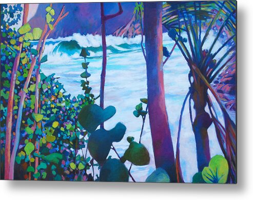 Tropical Metal Print featuring the painting Kalinago Territory by Glenford John