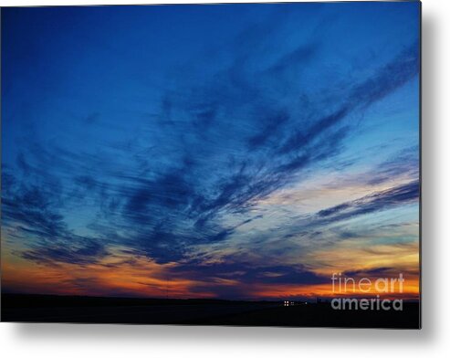Sunrise Metal Print featuring the photograph Kansas morning by Merle Grenz