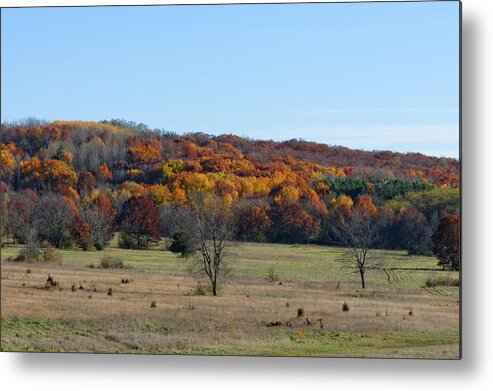 Autumn Metal Print featuring the photograph Kettle Morraine in Autumn by Peter Ponzio