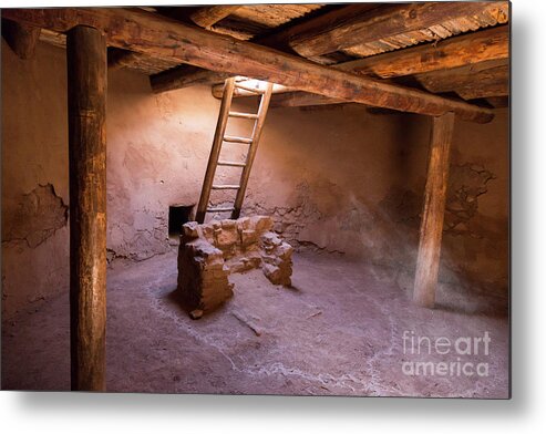 Pecos National Historical Park Metal Print featuring the photograph Kiva by Jim West