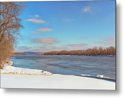 St. Charles County Metal Print featuring the photograph Klondike Park Boat Ramp by Linda Tiepelman