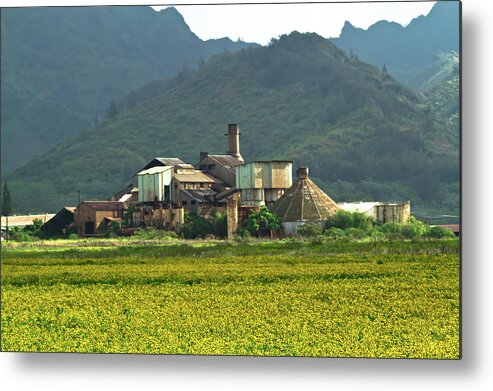 Sugar Mill Metal Print featuring the photograph Koloa Sugar Mill by Roger Mullenhour