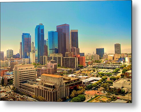 Los Angeles Metal Print featuring the photograph LA by William Wetmore