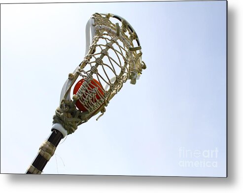 Lacrosse Metal Print featuring the photograph Lacrosse 2 by Kristy Jeppson