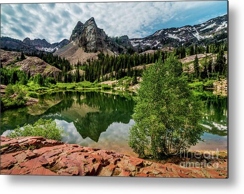 Lake Blanche Metal Print featuring the photograph Lake Blanche - Wasatch - Big Cottonwood Canyon - Utah by Gary Whitton