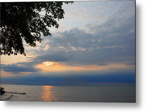Lake Erie Metal Print featuring the photograph Lake Erie Sunset by Lena Wilhite