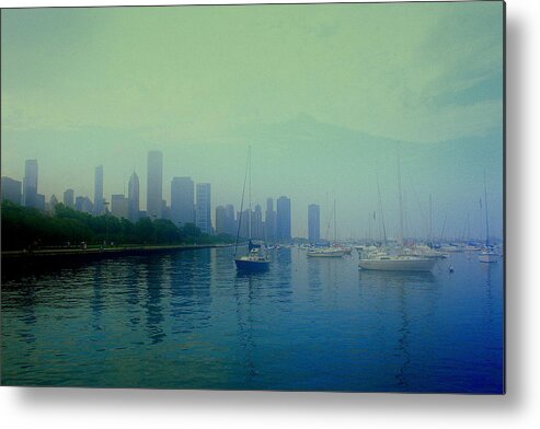 Seascape Metal Print featuring the photograph Lake Front by Julie Lueders 