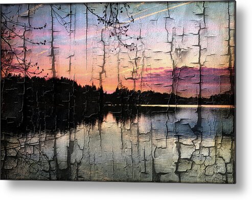 Landscape Metal Print featuring the digital art Lake Horicon 4 by Sami Martin