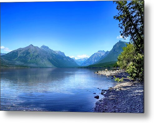 Lake Mcdonald Metal Print featuring the photograph Lake McDonald by Lorraine Baum