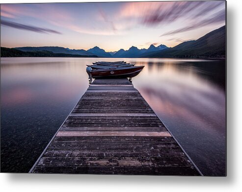 Glacier Metal Print featuring the photograph Lake McDonald Morning by Matt Hammerstein