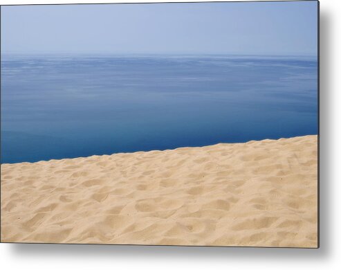 Michigan Metal Print featuring the photograph Lake Michigan Sand Dune by Pelo Blanco Photo