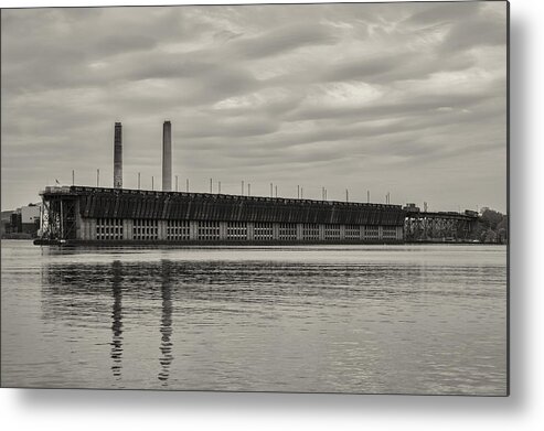  Metal Print featuring the photograph Lake Superior Oar Dock by Dan Hefle