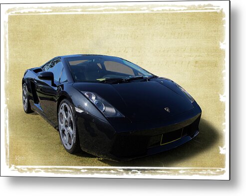 Car Metal Print featuring the photograph Lambo by Keith Hawley
