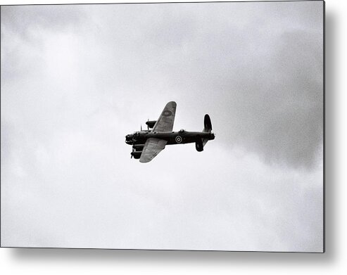 Raf Metal Print featuring the photograph Lancaster bomber by Paul Cowan