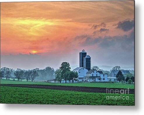 Farm Metal Print featuring the photograph Lancaster County, Pennsylvania by Craig Leaper