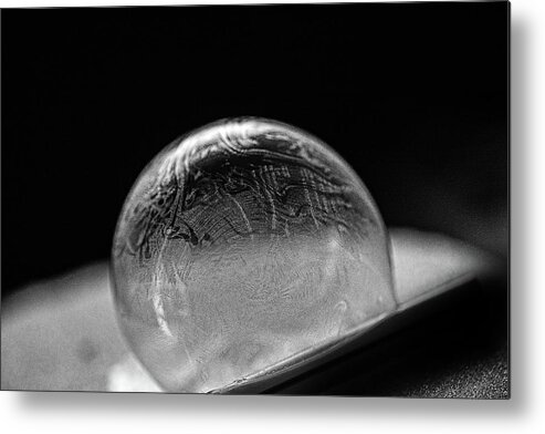 Frozen Bubble Metal Print featuring the photograph Lapse by Sue Capuano