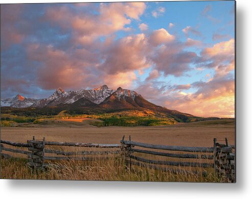 Colorado Metal Print featuring the photograph Last Dollar Sunset by Steve Stuller