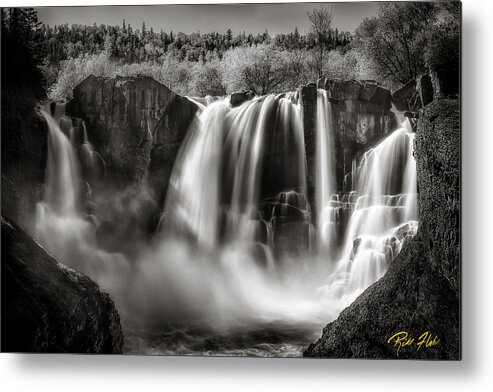 Atmosphere Metal Print featuring the photograph Late afternoon at the High Falls by Rikk Flohr