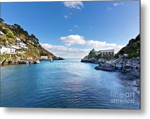 Polperro Metal Print featuring the photograph Late Afternoon in Polperro by Terri Waters