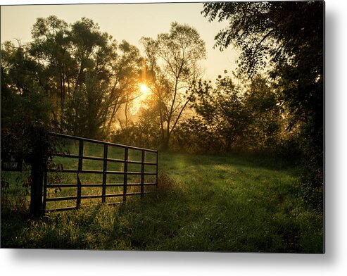 Landscape Metal Print featuring the photograph Late Summer Sunrise by Andy Smetzer