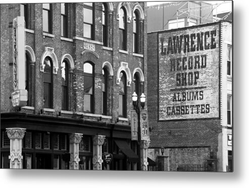 Nashville Metal Print featuring the photograph Lawrence Record Shop Nashville by Valerie Collins