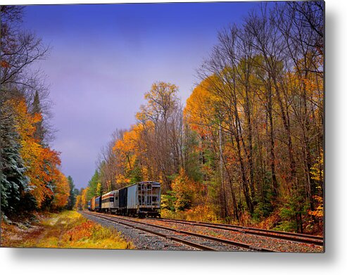 David Patterson Metal Print featuring the photograph Leaving Autumn Behind by David Patterson