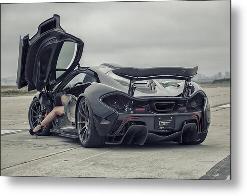 Kyrstannie Metal Print featuring the photograph #McLaren #MSO #P1 #wheels and #heels by ItzKirb Photography