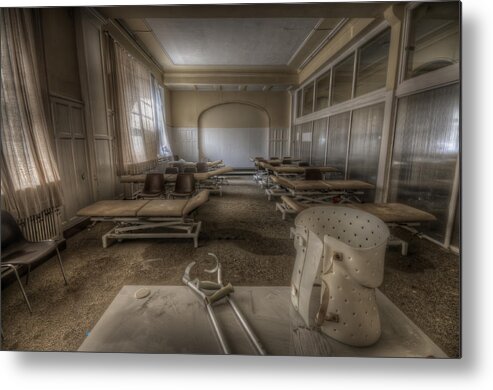 Beds Metal Print featuring the digital art Lesson time by Nathan Wright