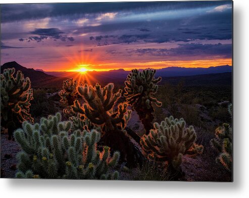 Sunset Metal Print featuring the photograph Let the Sun Shine Let The Sun Shine by Saija Lehtonen