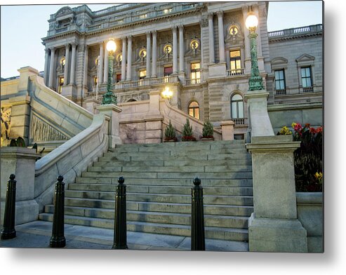 Library Of Congress Metal Print featuring the photograph Library of Congress by Greg and Chrystal Mimbs