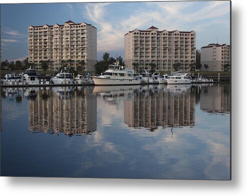 Photograph Metal Print featuring the photograph Lifestyle Reflections by Suzanne Gaff