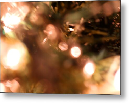 Light Abstract Metal Print featuring the photograph Light Abstract Horizontal by Mary Bedy