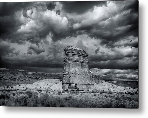 Rock Metal Print featuring the photograph Light on the Rock by John A Rodriguez