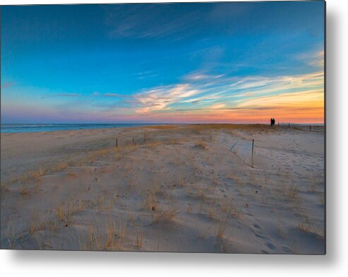 Lighthouse Beach Metal Print featuring the photograph Lighthouse Beach Chatham by Brian MacLean