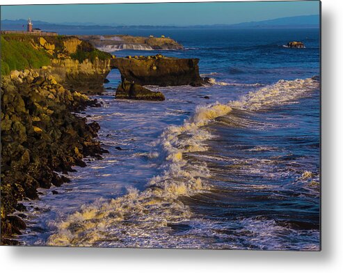 Point Lighthouse Metal Print featuring the photograph Lighthouse Point by Garry Gay