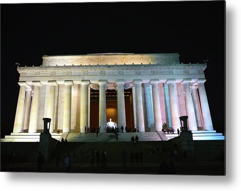  Metal Print featuring the photograph Lincoln Memorial - from Reflecting Pool by Brian O'Kelly