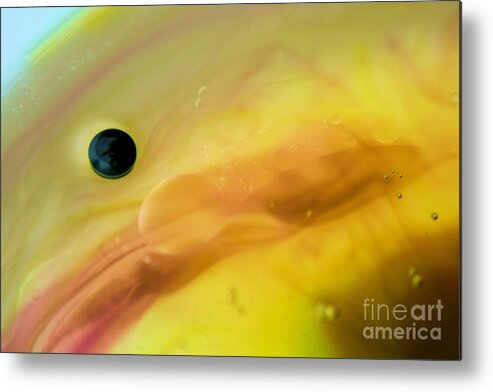 Abstract Metal Print featuring the photograph Liquispace 06 by Aimelle Ml