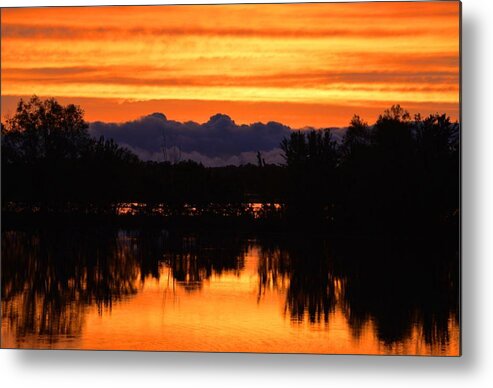 Sunset Metal Print featuring the photograph Little Fly Creek Sunset 2 by Keith Stokes