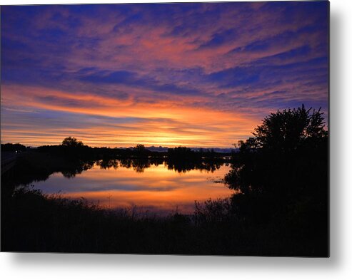 Sunset Metal Print featuring the photograph Little Fly Creek Sunset 1 by Keith Stokes