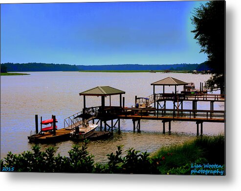 Living In The Lowcountry Metal Print featuring the photograph Living In The Lowcountry by Lisa Wooten