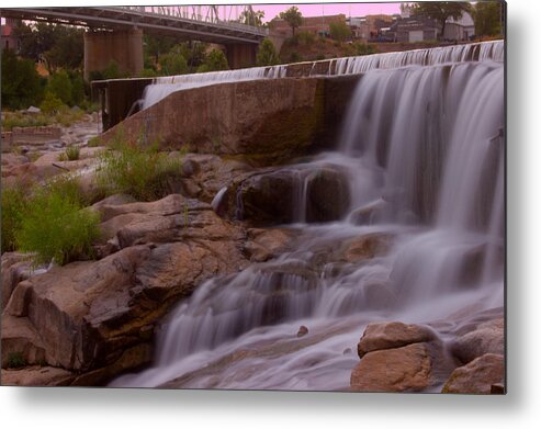 James Smullins Metal Print featuring the photograph Llano river dam by James Smullins